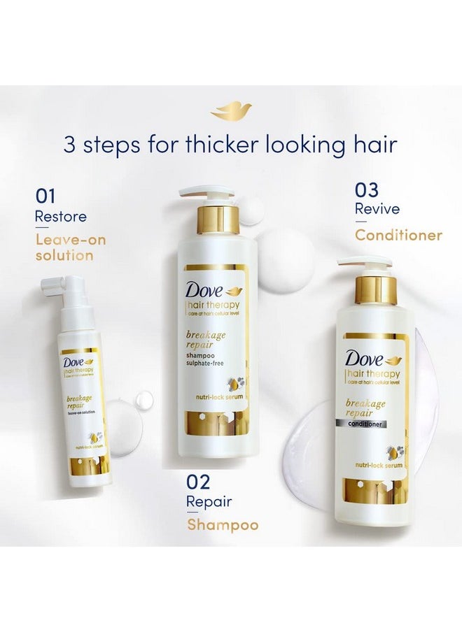 Dove - Hair Therapy Breakage Repair Sulphate-Free Shampoo, No Parabens & Dyes, With Nutri-Lock Serum, 380 Ml - Image 1