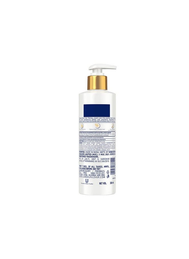 Dove - Hair Therapy Breakage Repair Sulphate-Free Shampoo, No Parabens & Dyes, With Nutri-Lock Serum, 380 Ml - Image 1