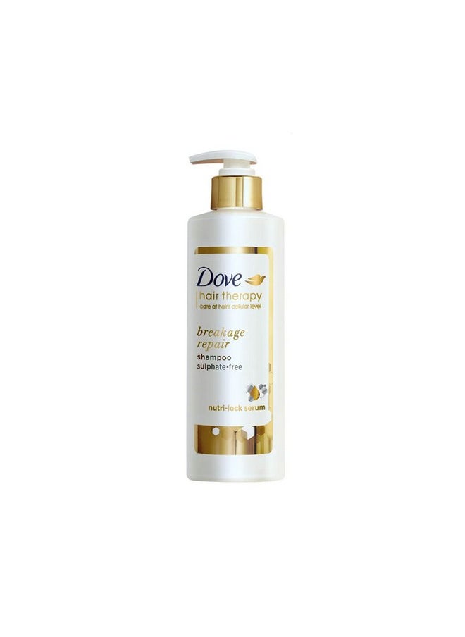 Dove - Hair Therapy Breakage Repair Sulphate-Free Shampoo, No Parabens & Dyes, With Nutri-Lock Serum, 380 Ml - Image 1