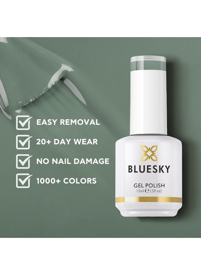 Bluesky Gel Polish Color Salon Single Bottle Gel Soak Off Manicure At Home,Long Lasting &Chip Resistant, Vegan, 15Ml 80570P/Sage Scarf  - Image 3