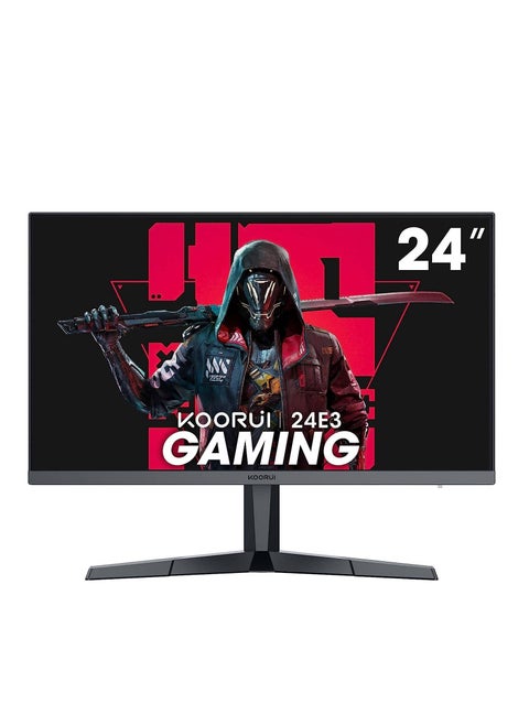KOORUI 24E3 24" FHD IPS Gaming Monitor, Ultra Slim Frame, 165Hz Refresh Rate, 1ms Response Time, 99% sRGB, FreeSync (G-Sync Compatible) VESA Mountable, HDMI / DisplayPort, Black | 24E3