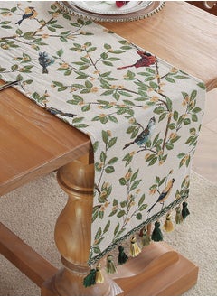 Generic American retro long table runner, tea table, table cloth and flag, light luxury jacquard embroidery long tablecloth 30*180cm  - Image 1