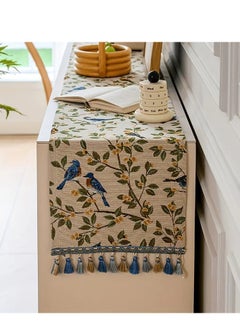 Generic American retro long table runner, tea table, table cloth and flag, light luxury jacquard embroidery long tablecloth 30*180cm  - Image 3