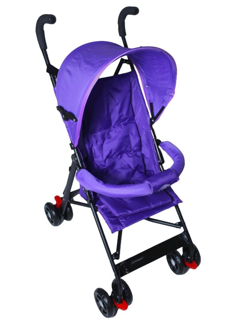 صندوق العاب عربة أطفال خفيفة الوزن قابلة للطي - أرجواني  عربة أطفال خفيفة الوزن تجعل أي نزهة أسهل قليلاً سرير فائق النعومة يلتف حول الجسم بأقصى قدر من الراحة - Image 2