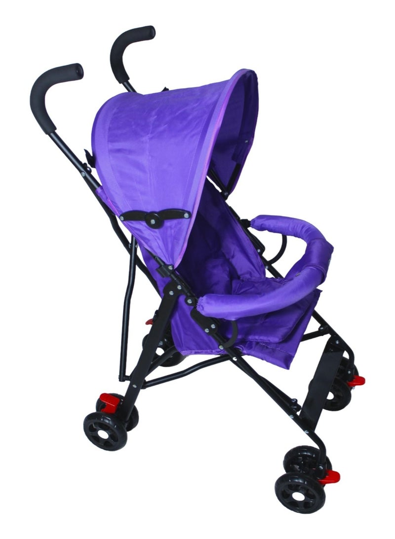 صندوق العاب عربة أطفال خفيفة الوزن قابلة للطي - أرجواني  عربة أطفال خفيفة الوزن تجعل أي نزهة أسهل قليلاً سرير فائق النعومة يلتف حول الجسم بأقصى قدر من الراحة - Image 3