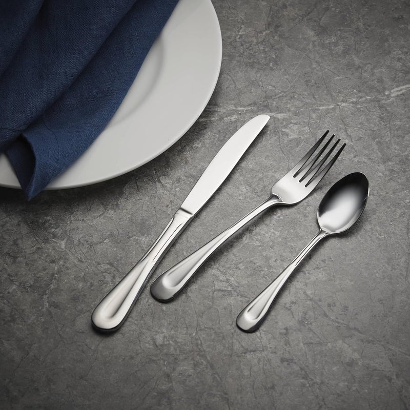 ONEIDA Satin Sand Dune Flatware, 45 Piece, Multi - Image 5