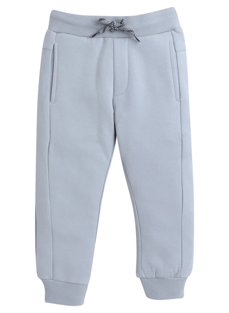Dirkje Dirkje Hello Winter Penguin Tee & Light Grey Joggers Set