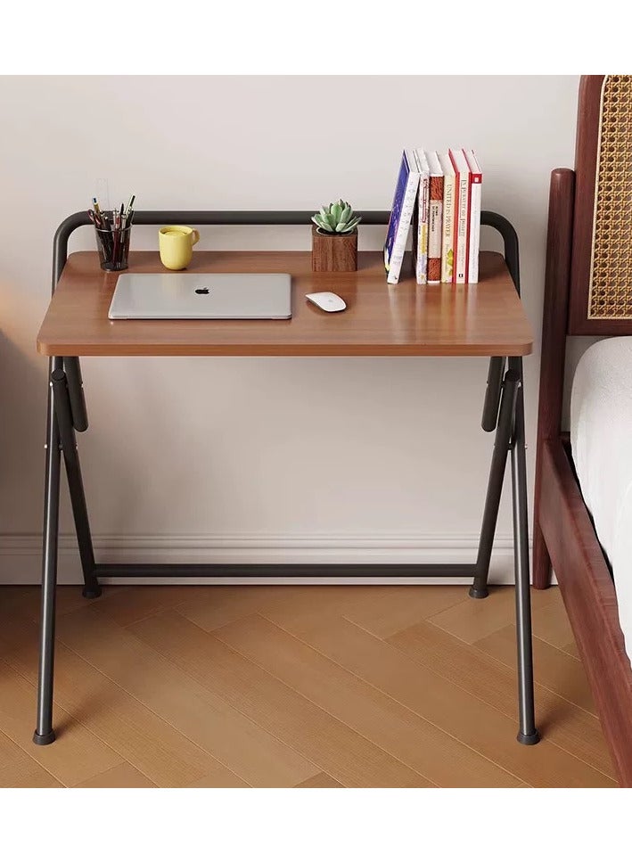 شي ون طاولة لابتوب قابلة للطي بتصميم ذكي من SHEE ONE | طاولة مكتب دراسة وعمل خشبية قابلة للفتح والتخزين | طاولة خفيفة الوزن للمذاكرة أو الكمبيوتر المحمول - المقاس: 80×40×75 سم - Image 5