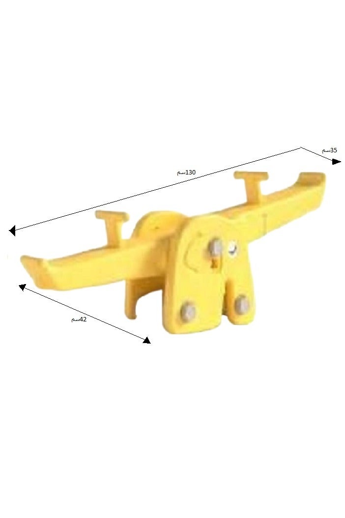FULL JOY Multifunctional  Elephant  Seesaw Toy for Kids with Double Lift, , Indoor Balance, , Suitable for Kindergarten, 130*35*42cm - Image 3