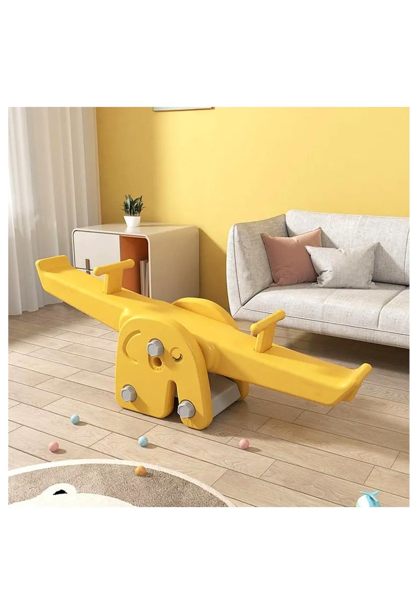 FULL JOY Multifunctional  Elephant  Seesaw Toy for Kids with Double Lift, , Indoor Balance, , Suitable for Kindergarten, 130*35*42cm - Image 2