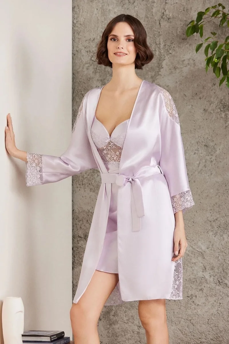 pierre cardin 6000 Women's Lace Satin Set of 6-Viola