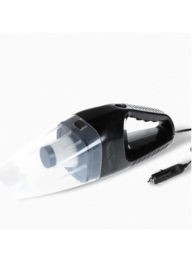 مكنسة كهربائية محمولة للسيارة لتنظيف الأماكن الرطبة والجافة (أسود، 12 فولت 120 وات) - Image 2