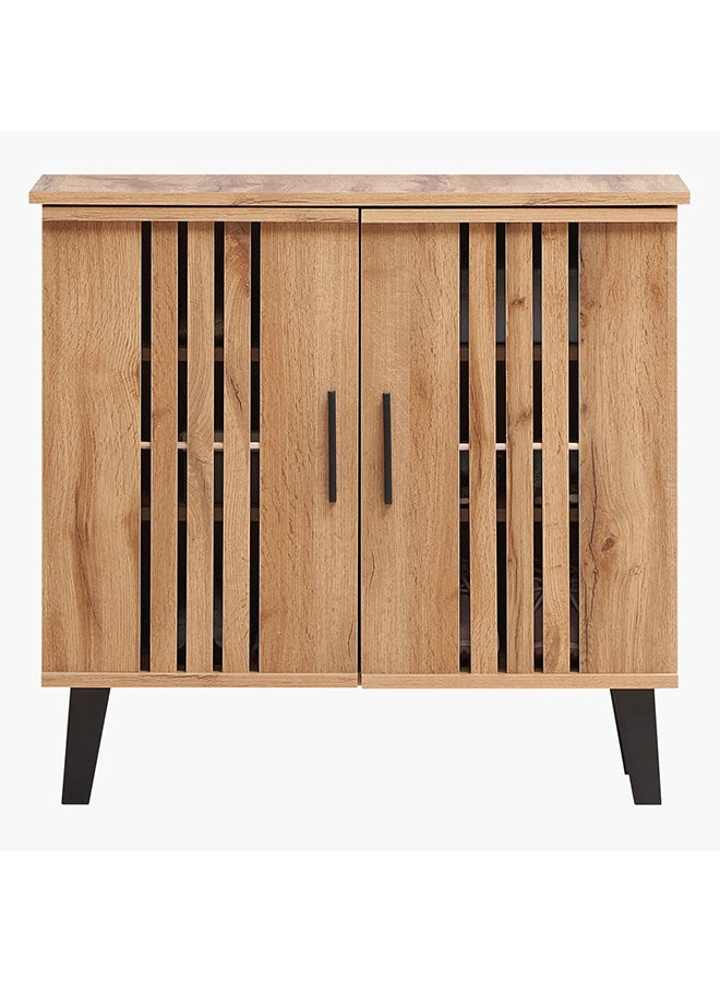 Home Box Porto 9-Pair Shoe Cabinet With 2 Doors 34x72x77 cm - Image 2