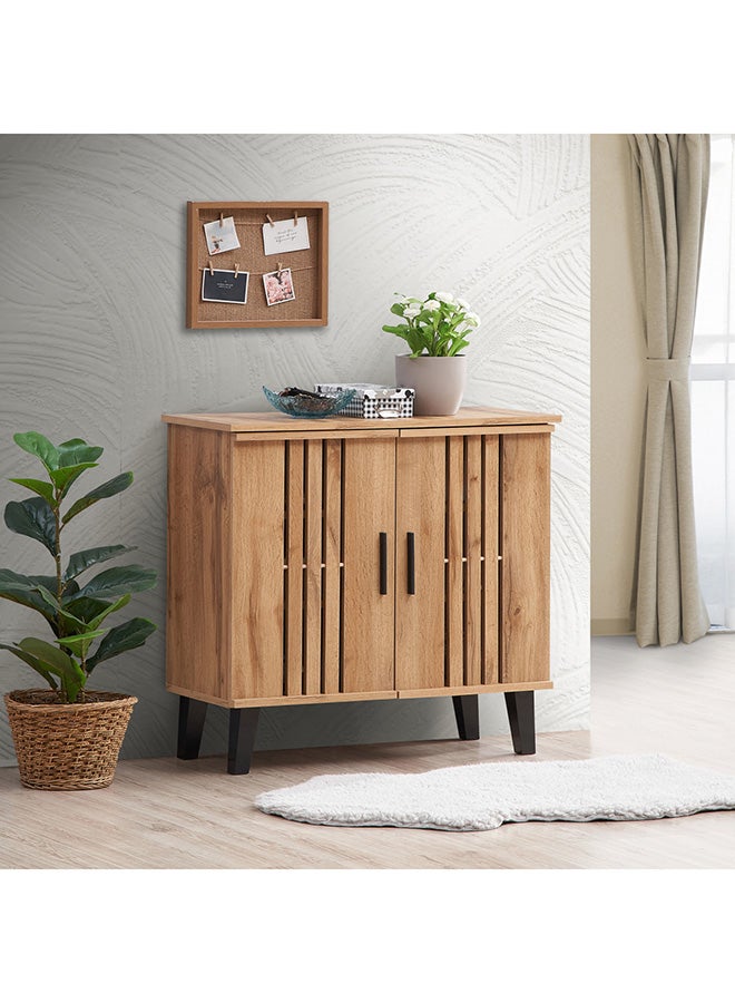Home Box Porto 9-Pair Shoe Cabinet With 2 Doors 34x72x77 cm - Image 1