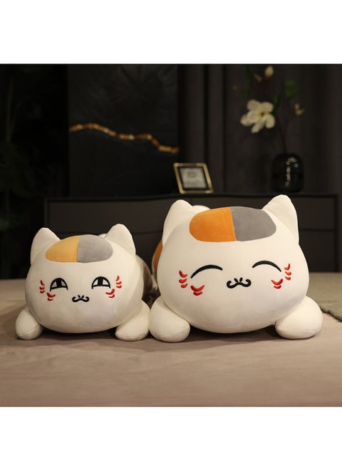 Niang Kou Three Three Three Cat Teacher Long Pillow Sleeping Long Doll Pillow Sleeping Doll Removable And Washable Xia Mu Friends Account-Specifications:110CM-Color:White Eyes Open