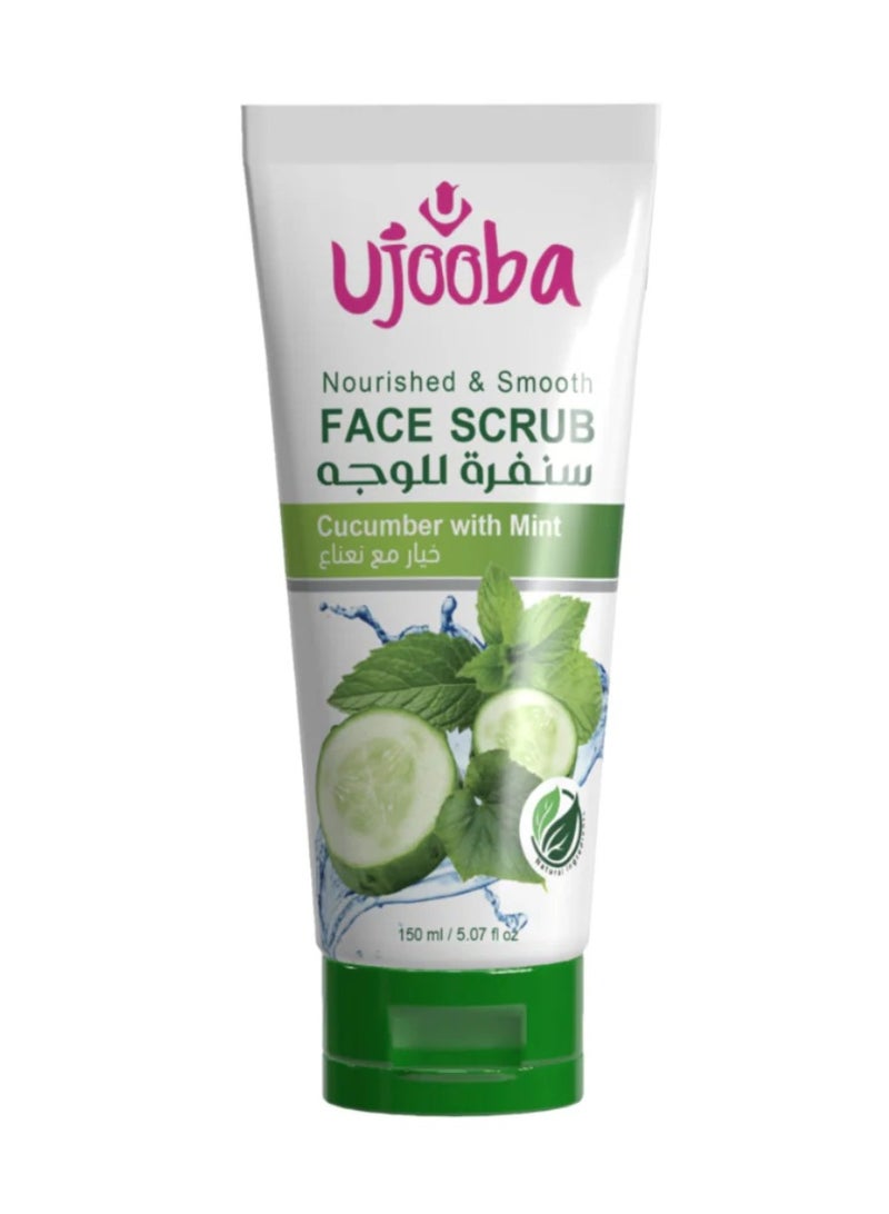 Nourished And Smooth Face Scrub Cucumber With Mint 150 ml