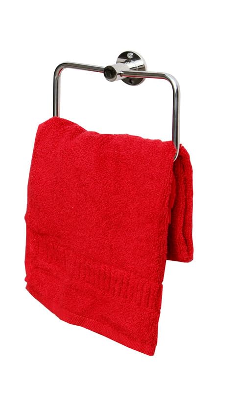 STONE STONE Stainless Steel Towel Ring for Bathroom/Wash Basin/Napkin-Towel Hanger/Bathroom Accessories with Chrome Finish (Square Shape) - Image 5