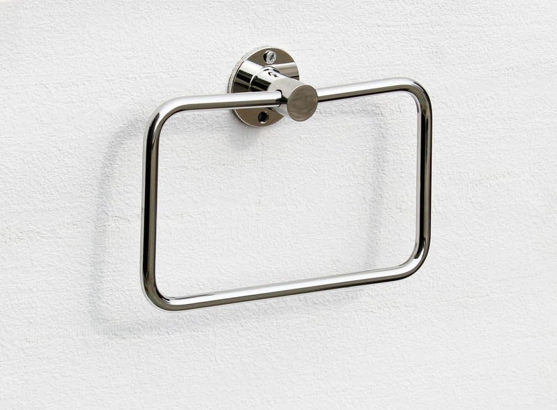 STONE STONE Stainless Steel Towel Ring for Bathroom/Wash Basin/Napkin-Towel Hanger/Bathroom Accessories with Chrome Finish (Square Shape) - Image 3