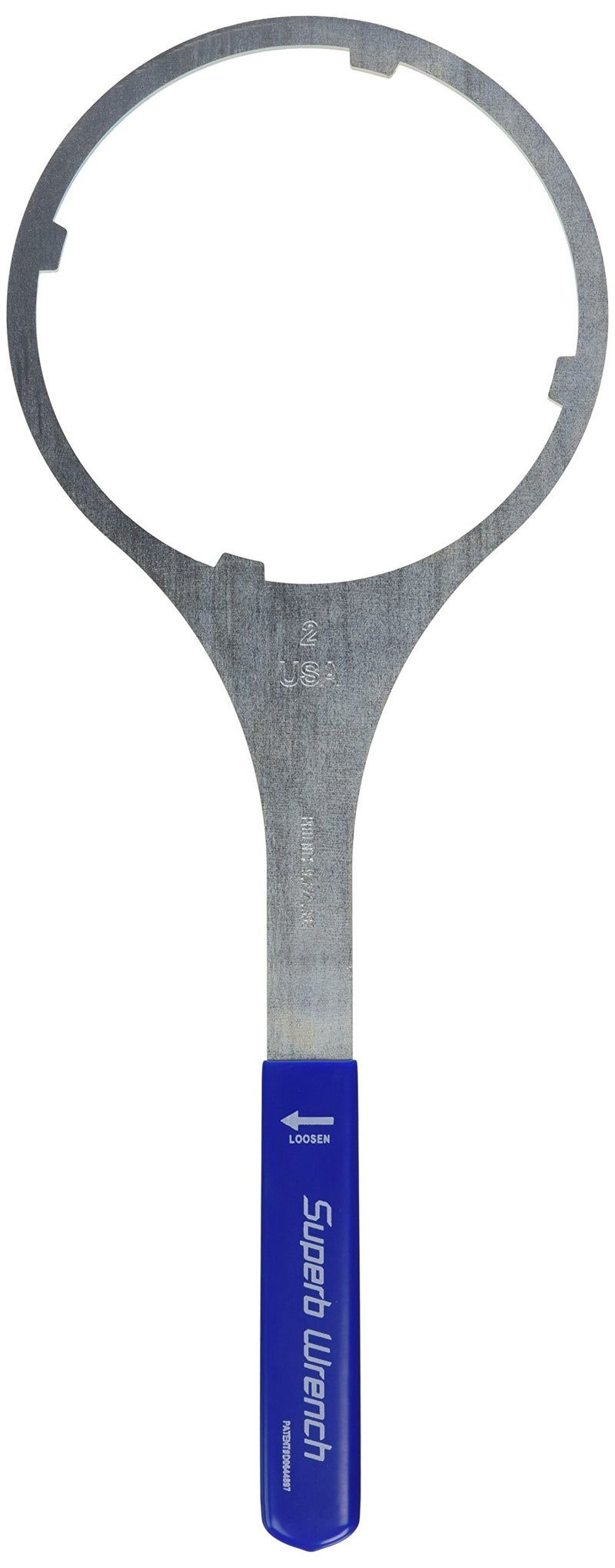 Superb Wrench Superb Wrench SPBW2 Heavy Duty Metal Water Filter Wrench 625 inch Inside Diameter 