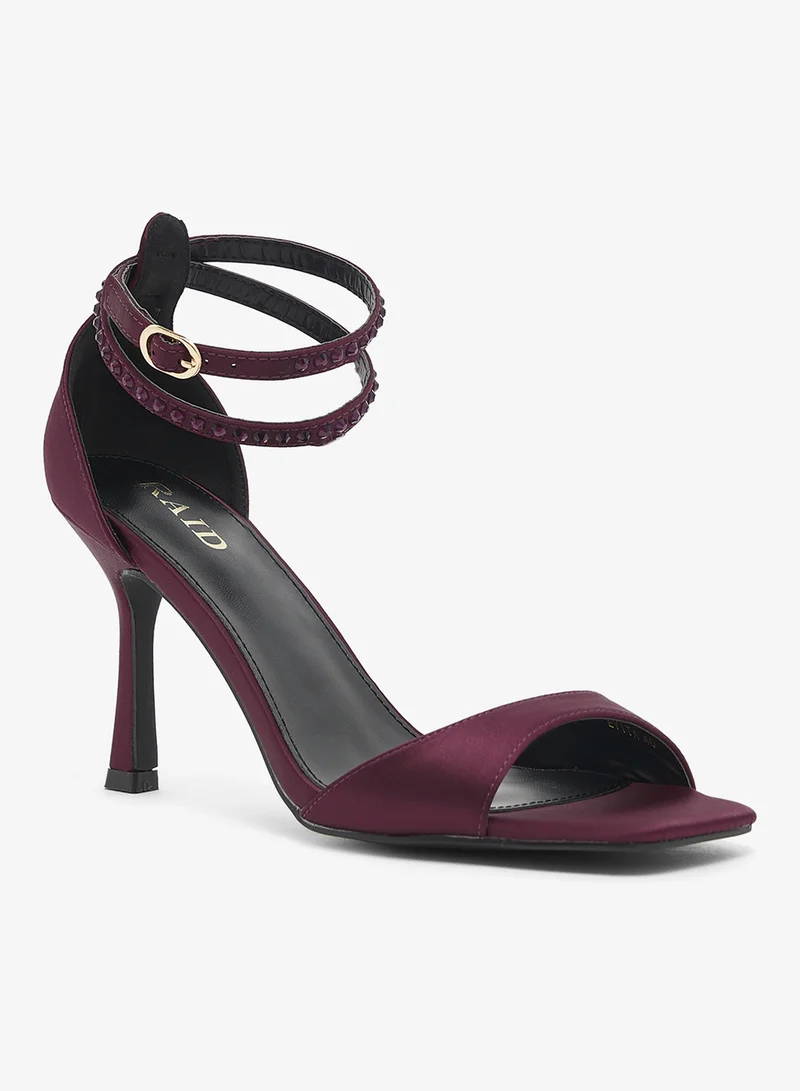 RAID Satin Evita heeled sandals