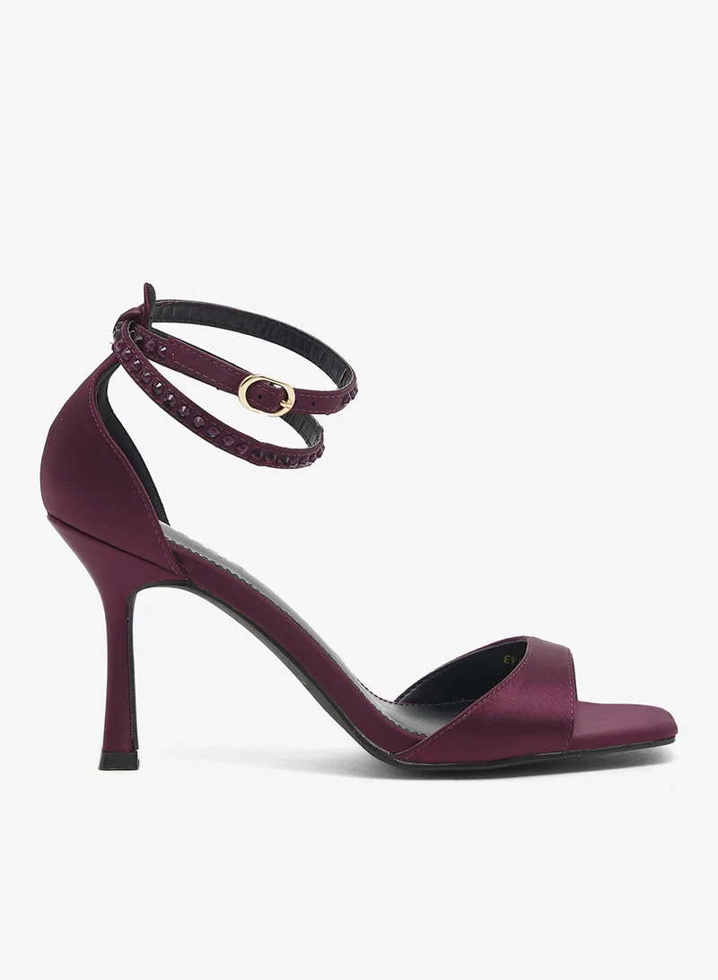 Casual Heeled Ankle Strap Sandals