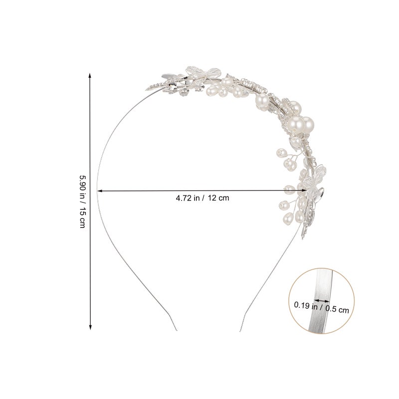 1Pc Delicate Headdress Wedding Bridal Hair Band Hair Accessories for Girl - Image 2