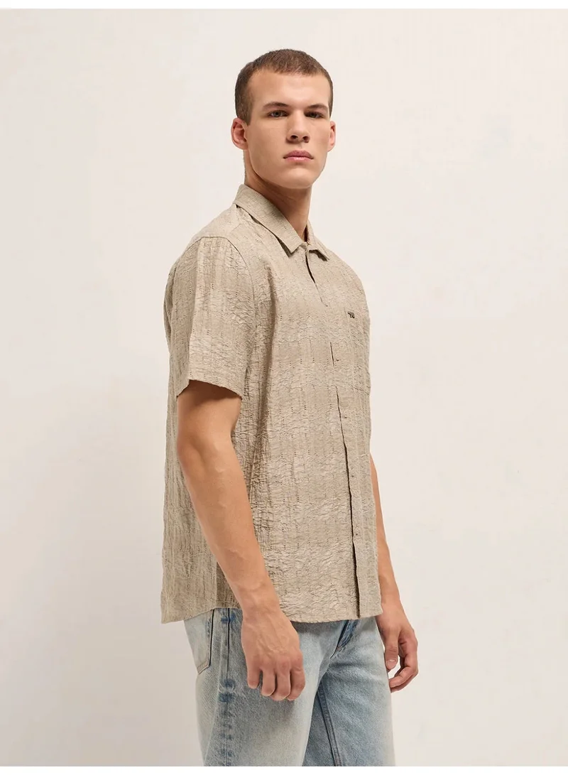 The Bear House  Men’s Classic Short Sleeve Casual Shirt – Lightweight, Breathable, and Designed for a Smart Yet Easygoing Look All Day Long for Men | Best Price UAE