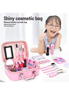 YelaJoy Kids Makeup Kit for Girls, Real Makeup Kit for Kids, Washable Makeup Kit Toys for Little Girls Child Pretend Play Makeup for 4 5 6 7 Years Old Birthday Gifts Toys  - Image 3