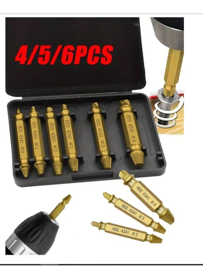 Tool set for removing damaged and stubborn screws, 6 sizes - Image 2
