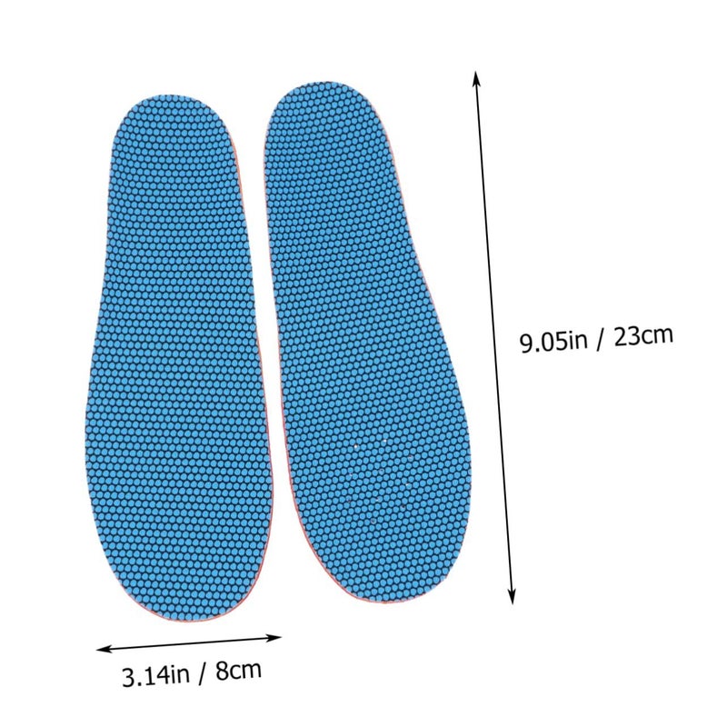 Kids Toe In Correcting Insoles 1 Pair Size 32 35 Breathable Sports Insoles Anti Slip Design Foot Care For Children Pressure Relief Shoe Pads - Image 3