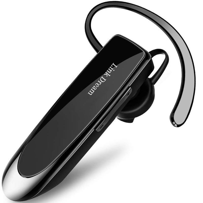 Link Dream Bluetooth Earpiece for Cell Phones Wireless V5.0 Hands Free Headset Noise Canceling Mic 24Hrs Talking 1440Hrs Standby Compatible with Mobile Phone Tablet Laptop for Work from Home Driver - Image 1