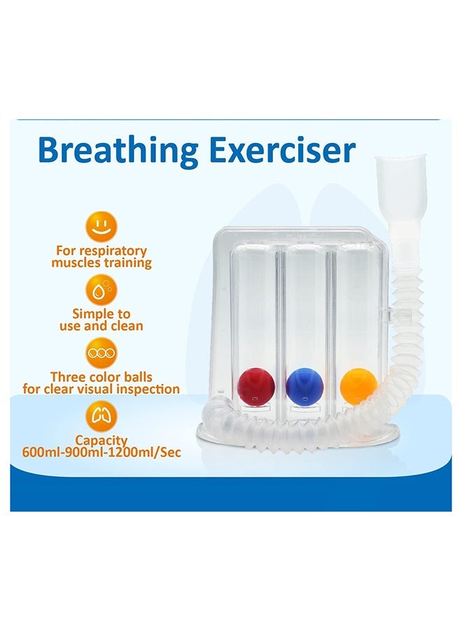 3 Balls Spirometer Respiratory Lung Exerciser - Image 3