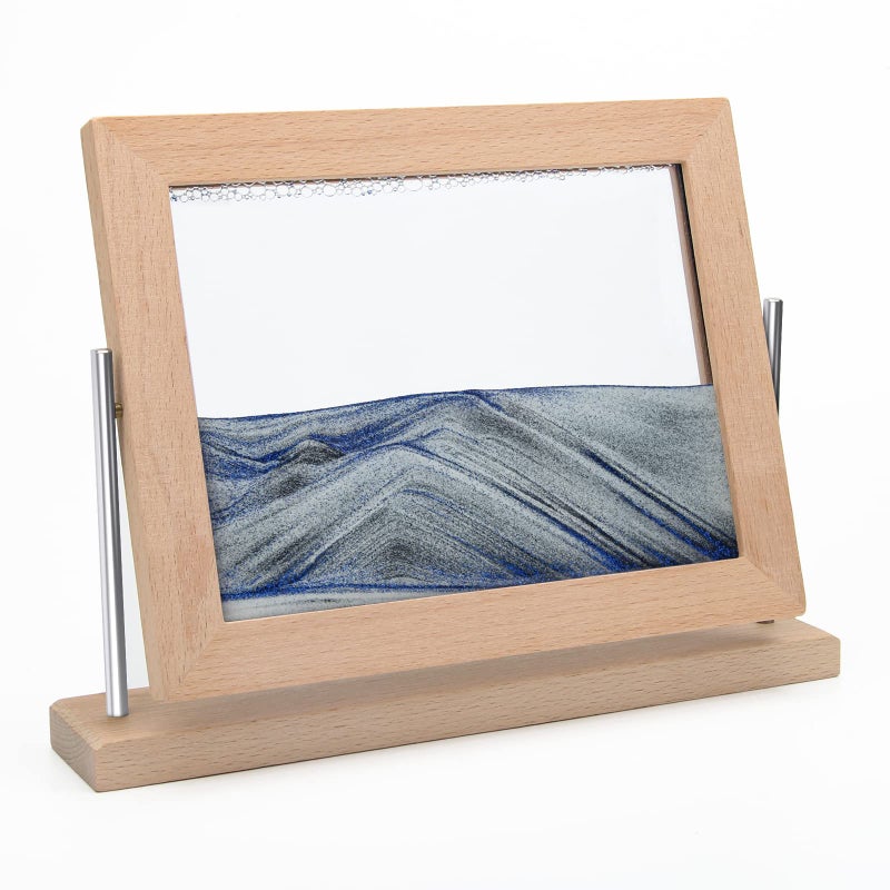 Coitak Moving Sand Art Picture Dynamic Sand Picture Desktop Moving Sand Art for Home Decor and Office