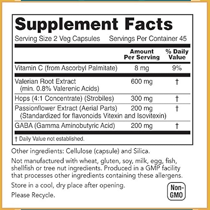Baar Dozy-Doze, 90 Vegetarian Capsules - Image 4