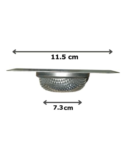 SINGH INDUSTRIES® Stainless Steel Sink Strainer Square Shape, Kitchen Drain Basin Basket Filter Stopper Jali/Drainer - Image 3