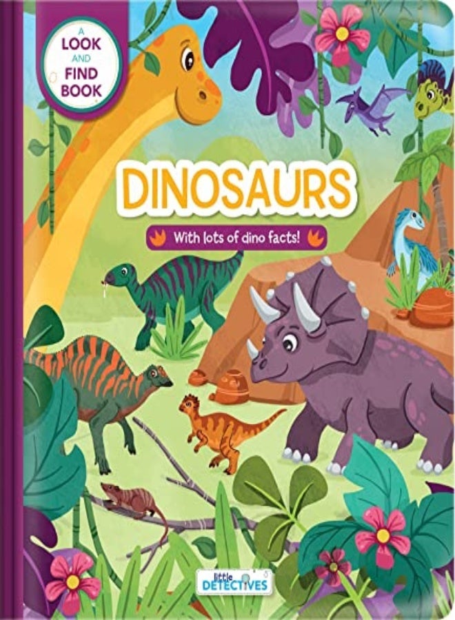 Little Detectives Dinosaurs A Lookandfind Book by Delporte, Corinne - Laforest, Carine - Dupuis, Karina Paperback