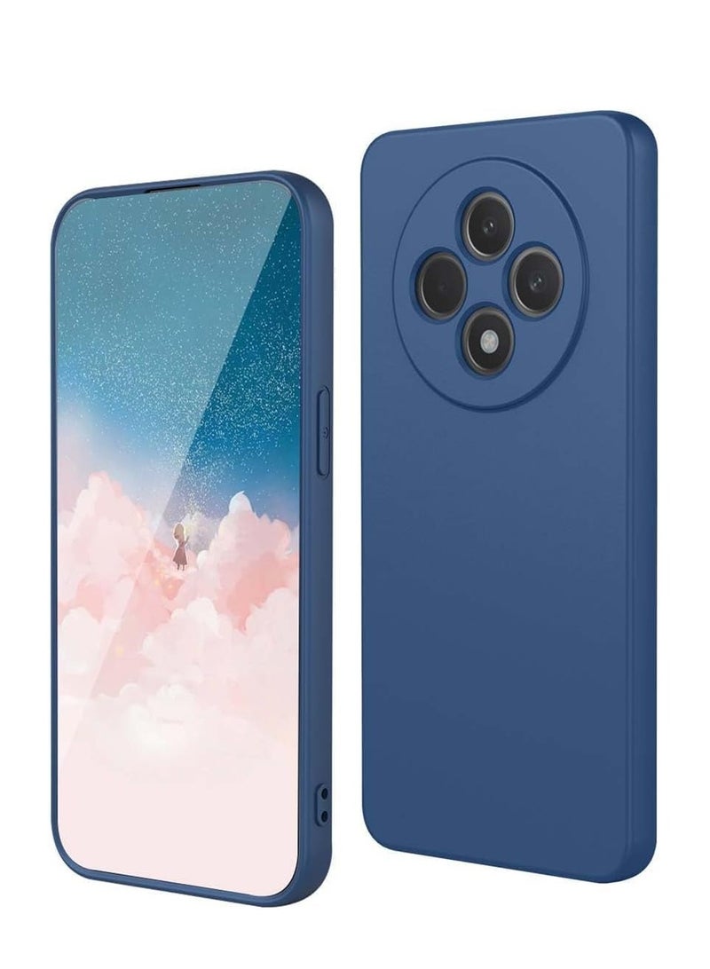 BORTONY OPPO Reno 12 F Case Cover Liquid Soft Silicone Case Shockproof Matte Finish Back Cover with Camera Protection Case for OPPO Reno 12 F - Image 1