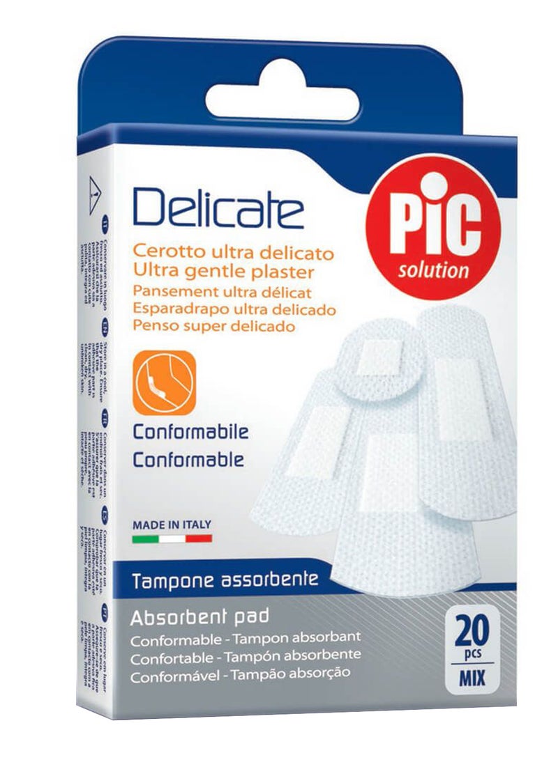 PIC لصقات رقيقة متنوعة 20 قطعة