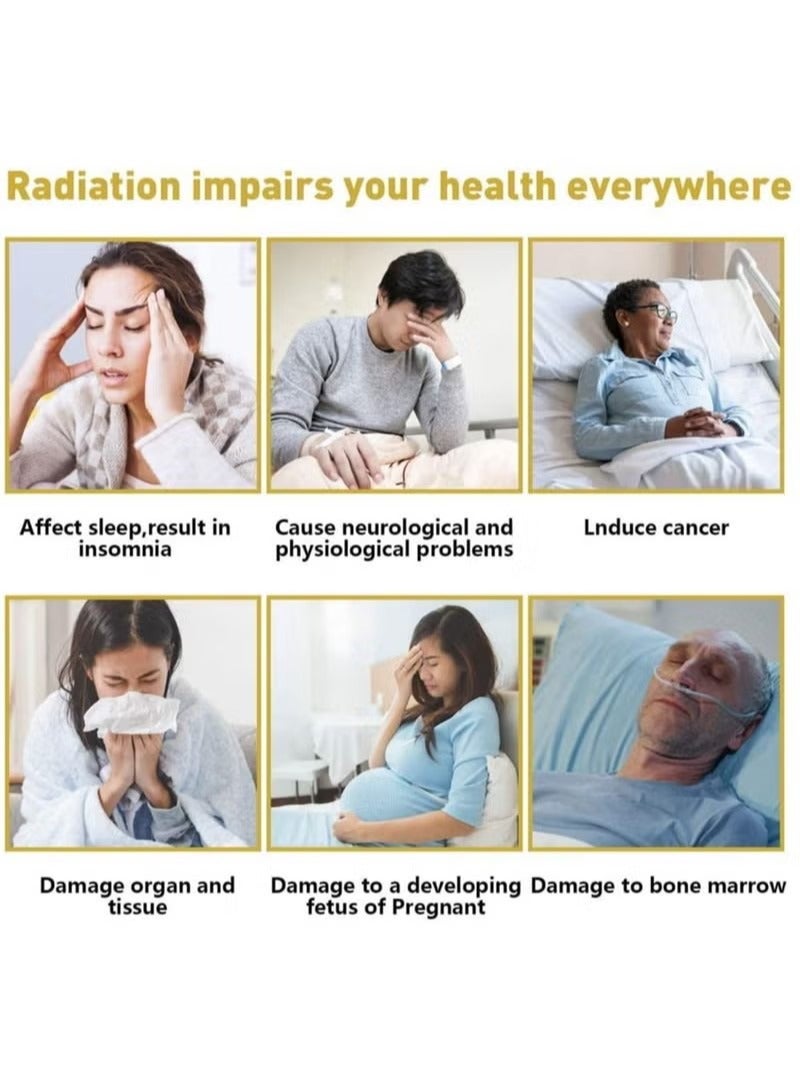 Cell Phone EMF Protection Blocker, 6Pcs Anti 5G Radiation Shield Sticker, Radiation Neutralizers for iPhone iPad, EMF Blocker for All Electronics, for Mobile, Computer, Radio, Laptop, Tablet PC  - Image 5
