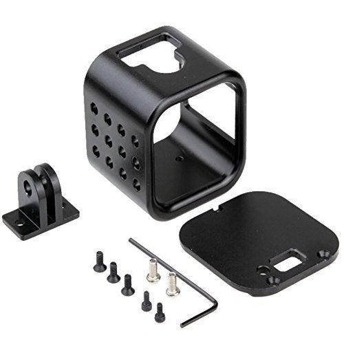 HAIFT CNC Aluminum Alloy Housing Sport Camera Shell Box Frame Mount Prevent Overheating Case for GoPro Hero 5 Session/Hero 4 Session(Black) - Image 3