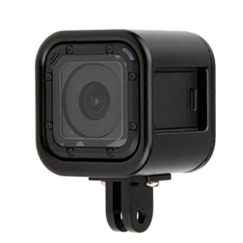 HAIFT CNC Aluminum Alloy Housing Sport Camera Shell Box Frame Mount Prevent Overheating Case for GoPro Hero 5 Session/Hero 4 Session(Black) - Image 2
