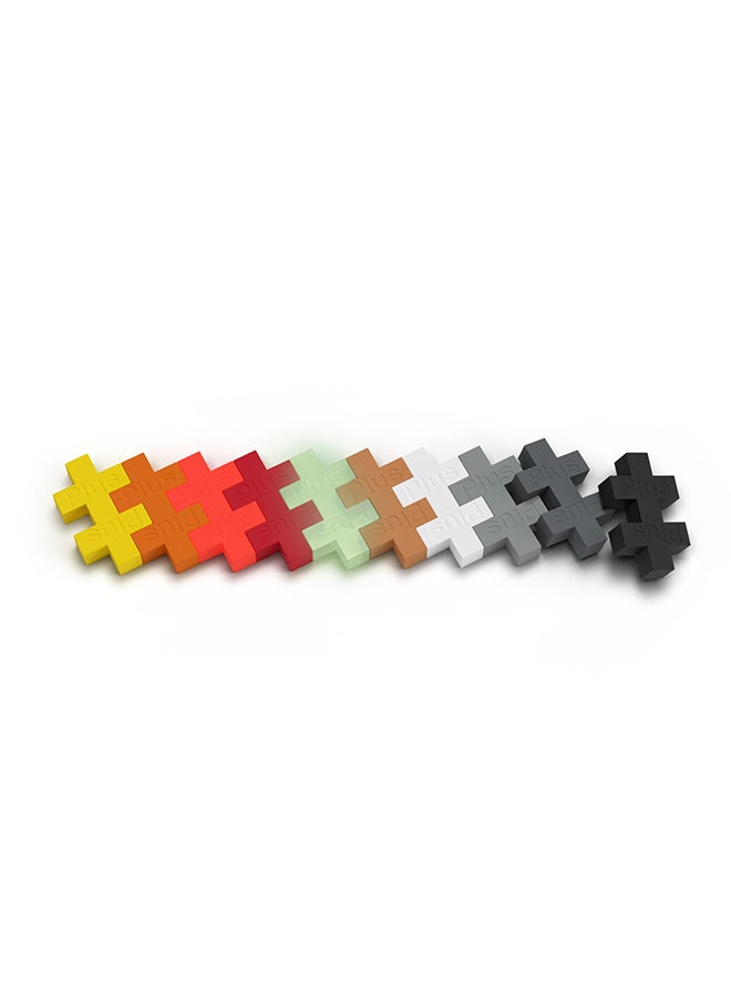 Plus-Plus Puzzle By Number, 250 Piece Mini Interlocking Hashtag Color Blocks, 3D Pixel Art Kit For Kids - Adventure  - Image 5