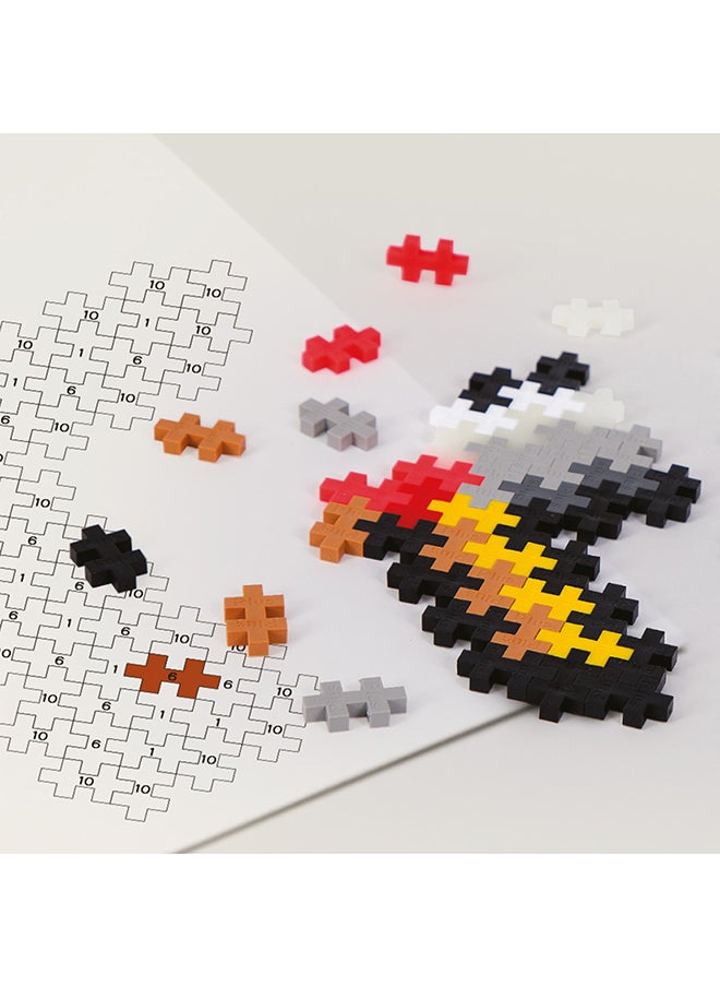 Plus-Plus Puzzle By Number, 250 Piece Mini Interlocking Hashtag Color Blocks, 3D Pixel Art Kit For Kids - Adventure  - Image 4