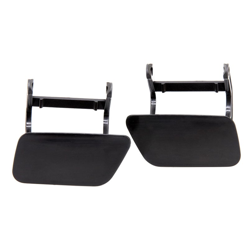 Headlight Washer Cover Nozzle Cap 1 Pair Front Left and Right Unpainted Compatible With BMW 5 Series E60 E61 525i 528i 530i 51117060585 51117060586