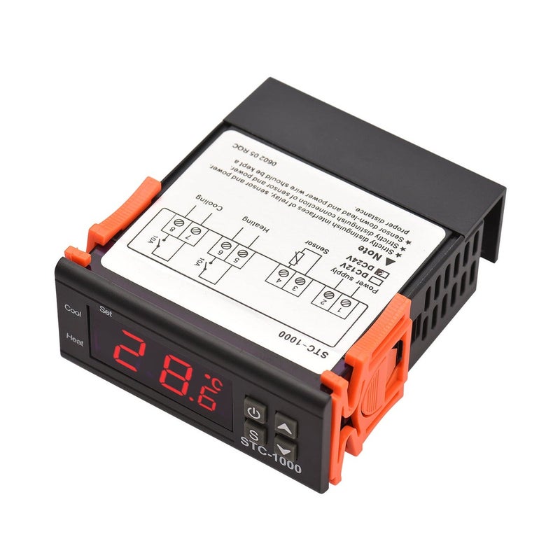 جهاز التحكم الرقمي في درجة الحرارة STC-1000 - منظم حراري ذكي للثلاجات - Image 1
