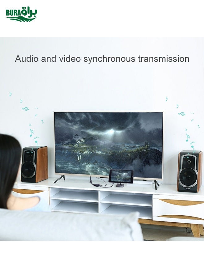 V178B USB-C / Type-C to USB 3.0 x 3 + USB-C / Type-C + HDMI + Audio Port + SD / TF Card Reader Multi-function HUB Adapter
