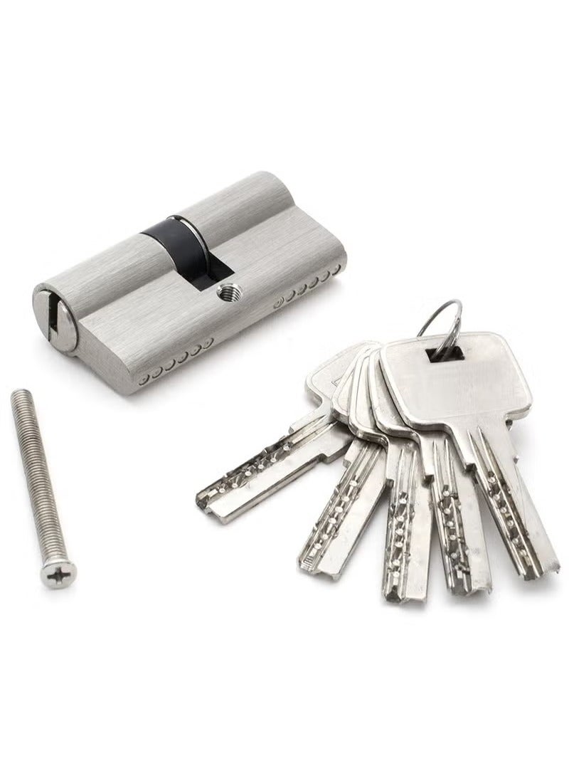 High-Quality 70mm Cylinder Lock, Anti-Theft Iron Body, 5 Keys Pin Cylinder DSLWD70, Anti-Bump, Anti-Drill and Anti-Pick Door Lock with Key, High Security for Wooden, UPVC And Composite Doors - Image 5