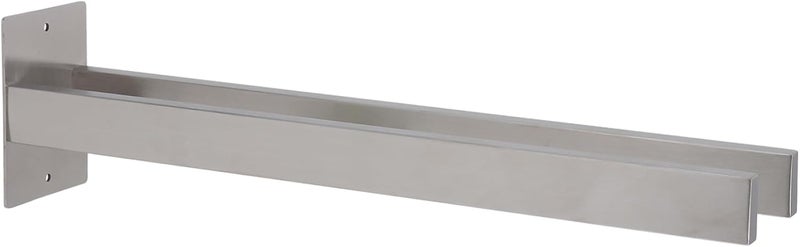 Mountain region eligible ship MAGICLULU 304 Stainless Steel Towel Rack Modern Design Dual Bar Holder Easy Assembly for Bathroom Kitchen Fine polished finish - Image 1