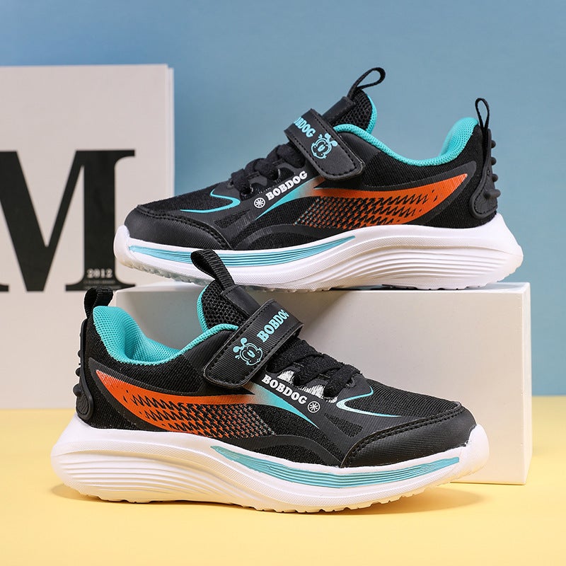 Mesh Sneakers Lightweight Flexible Sole Walking Shoes For Kids Indoor And Outdoor Activities - Image 1