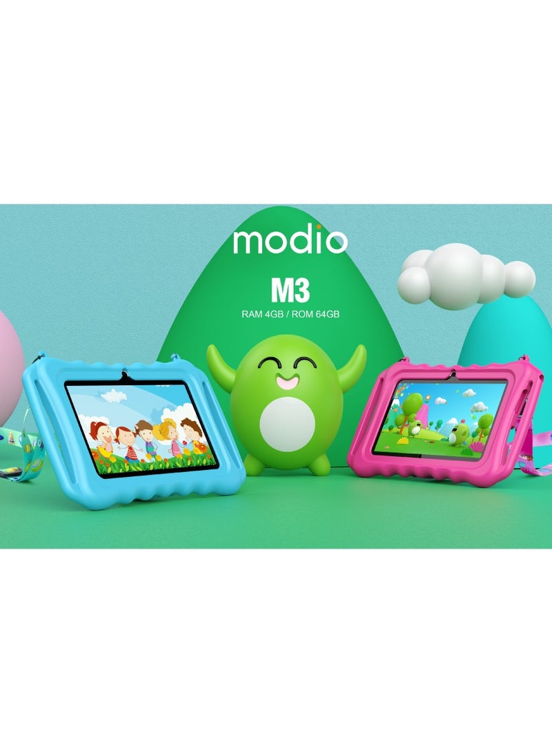 modio M3 5G Android Tablet for Kids 7 inch display 4GB RAM 64GB ROM Dual Camera 3000 mAh Battery - Image 2